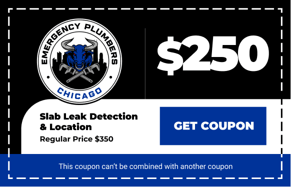 Slab Leak Coupon - Emergency Plumbers Chicago in Chicago, IL