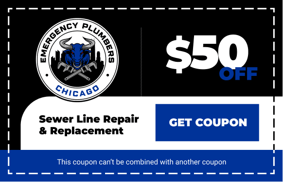 Sewer Line Coupon - Emergency Plumbers Chicago in Chicago, IL